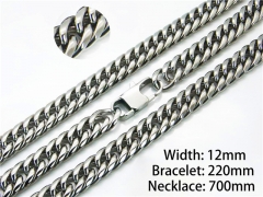 Wholesale Stainless Steel Bracelets & Necklaces Sets - HY40S0273JMD