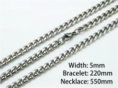 Wholesale Stainless Steel Bracelets & Necklaces Sets - HY40S0030O0