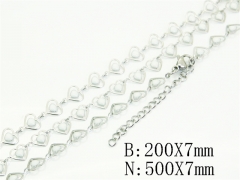 Wholesale Stainless Steel Bracelets & Necklaces Sets - HY39S0124HHS