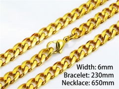 Wholesale Stainless Steel Bracelets & Necklaces Sets - HY40S0151IKL