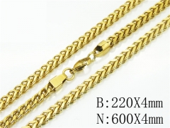 Wholesale Stainless Steel Bracelets & Necklaces Sets - HY73S0108HOA