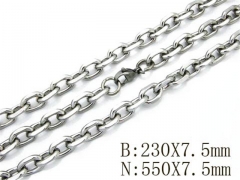 Wholesale Stainless Steel Bracelets & Necklaces Sets - HY40S0172H20