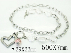 Stainless Steel Jewelry Wholesale - Stainless Steel Necklaces - HY21N0149HME