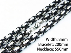 Wholesale Stainless Steel Bracelets & Necklaces Sets - HY08S0268JHT