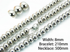 Wholesale Stainless Steel Bracelets & Necklaces Sets - HY76S0371HHF