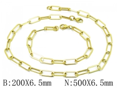 Wholesale Stainless Steel Bracelets & Necklaces Sets - HY40S0332HMV