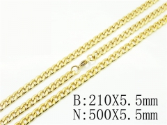 Wholesale Stainless Steel Bracelets & Necklaces Sets - HY40S0481HZZ