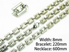 Wholesale Stainless Steel Bracelets & Necklaces Sets - HY55S0561HNE