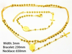 Wholesale Stainless Steel Bracelets & Necklaces Sets - HY40S0265H25