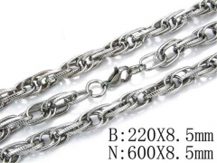 Wholesale Stainless Steel Bracelets & Necklaces Sets - HY40S0040H65