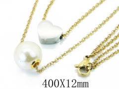 Stainless Steel Jewelry Wholesale - Stainless Steel Necklaces - HY62N0421ML
