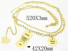 Wholesale Stainless Steel Bracelets & Necklaces Sets - HY50S0134HLD