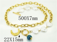 Stainless Steel Jewelry Wholesale - Stainless Steel Necklaces - HY21N0165HOV