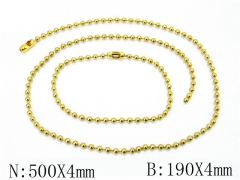 Wholesale Stainless Steel Bracelets & Necklaces Sets - HH01N159
