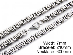 Wholesale Stainless Steel Bracelets & Necklaces Sets - HY55S0049H80