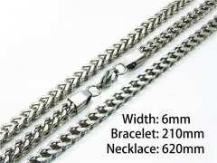 Wholesale Stainless Steel Bracelets & Necklaces Sets - HY61S0349HND