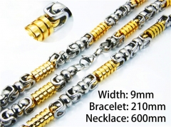 Wholesale Stainless Steel Bracelets & Necklaces Sets - HY55S0519IJD