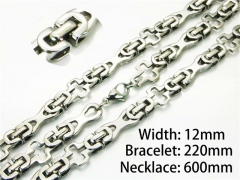 Wholesale Stainless Steel Bracelets & Necklaces Sets - HY55S0559HNZ