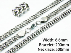 Wholesale Stainless Steel Bracelets & Necklaces Sets - HY40S0253HLY