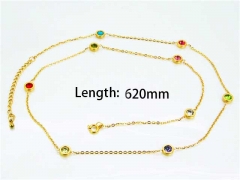 Stainless Steel Jewelry Wholesale - Stainless Steel Necklaces - HY25N0103IZL