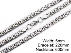 Wholesale Stainless Steel Bracelets & Necklaces Sets - HY55S0039H70