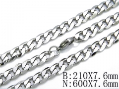 Wholesale Stainless Steel Bracelets & Necklaces Sets - HY40S0195P0