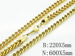 Wholesale Stainless Steel Bracelets & Necklaces Sets - HY73S0110IHE