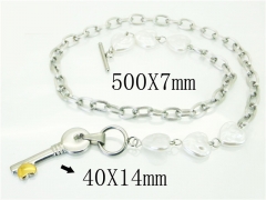 Stainless Steel Jewelry Wholesale - Stainless Steel Necklaces - HY21N0158HMY