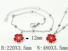 Wholesale Stainless Steel Bracelets & Necklaces Sets - HY91S1415HSS