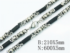 Wholesale Stainless Steel Bracelets & Necklaces Sets - HY55S0619IYY