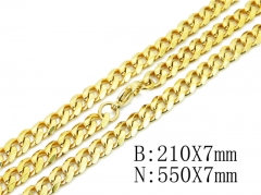 Wholesale Stainless Steel Bracelets & Necklaces Sets - HY40S0380HPD