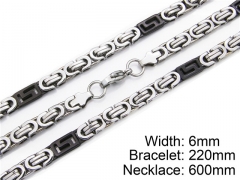 Wholesale Stainless Steel Bracelets & Necklaces Sets - HY55S0030I10