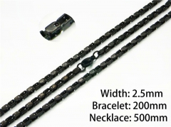 Wholesale Stainless Steel Bracelets & Necklaces Sets - HY40S0246OL