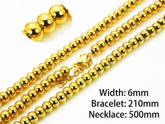 Wholesale Stainless Steel Bracelets & Necklaces Sets - HY76S0368HJL