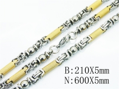 Wholesale Stainless Steel Bracelets & Necklaces Sets - HY55S0620IID