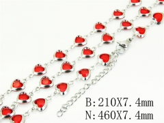 Wholesale Stainless Steel Bracelets & Necklaces Sets - HY39S0122HJR