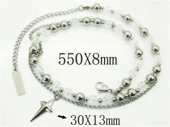 Stainless Steel Jewelry Wholesale - Stainless Steel Necklaces - HY72N0080IOW