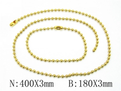 Wholesale Stainless Steel Bracelets & Necklaces Sets - HY39S0504MR