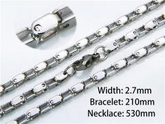 Wholesale Stainless Steel Bracelets & Necklaces Sets - HY40S0056L5