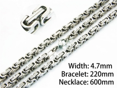Wholesale Stainless Steel Bracelets & Necklaces Sets - HY54S0430HNS
