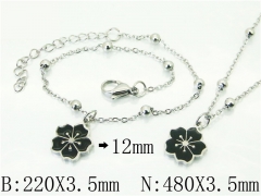 Wholesale Stainless Steel Bracelets & Necklaces Sets - HY91S1413HDD