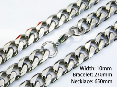Wholesale Stainless Steel Bracelets & Necklaces Sets - HY40S0161INL