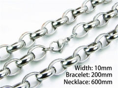 Wholesale Stainless Steel Bracelets & Necklaces Sets - HY61S0292HHZ
