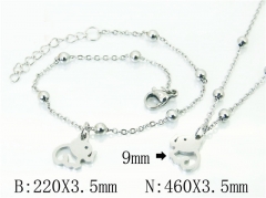 Wholesale Stainless Steel Bracelets & Necklaces Sets - HY91S1227HCC