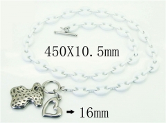 Wholesale Stainless Steel Bracelets & Necklaces Sets - HY21S0175IME
