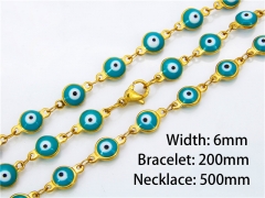 Wholesale Stainless Steel Bracelets & Necklaces Sets - HY40S0063H15