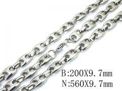 Wholesale Stainless Steel Bracelets & Necklaces Sets - HY62S0302IAA