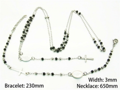 Wholesale Stainless Steel Bracelets & Necklaces Sets - HY40S0260HIL