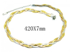 Stainless Steel Jewelry Wholesale - Stainless Steel Necklaces - HY19N0067HKF
