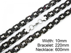 Wholesale Stainless Steel Bracelets & Necklaces Sets - HY55S0055I40
